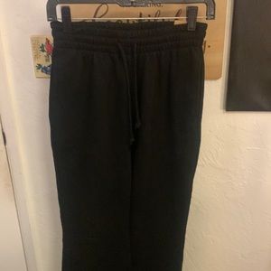 Pink high waist flare sweatpants nwt